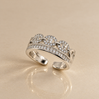 Celeste Diamond Cluster Ring