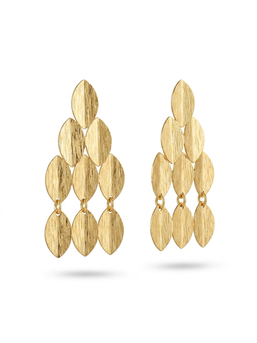 The Gilded Leaf Chandeliers - 18K Gold Plated