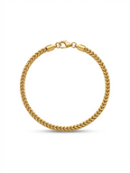 Gold-toned Chain Bracelet - 18K Gold Plated