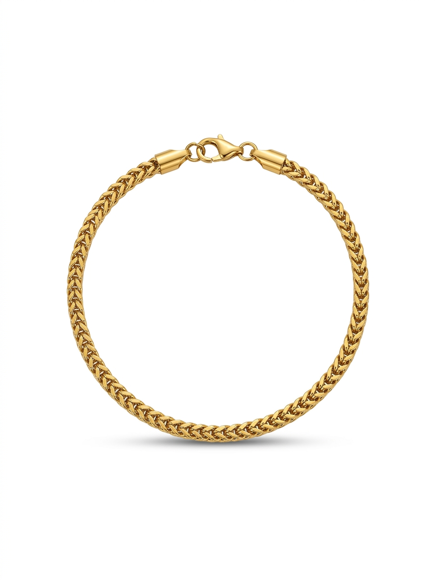 Gold-toned Chain Bracelet - 18K Gold Plated