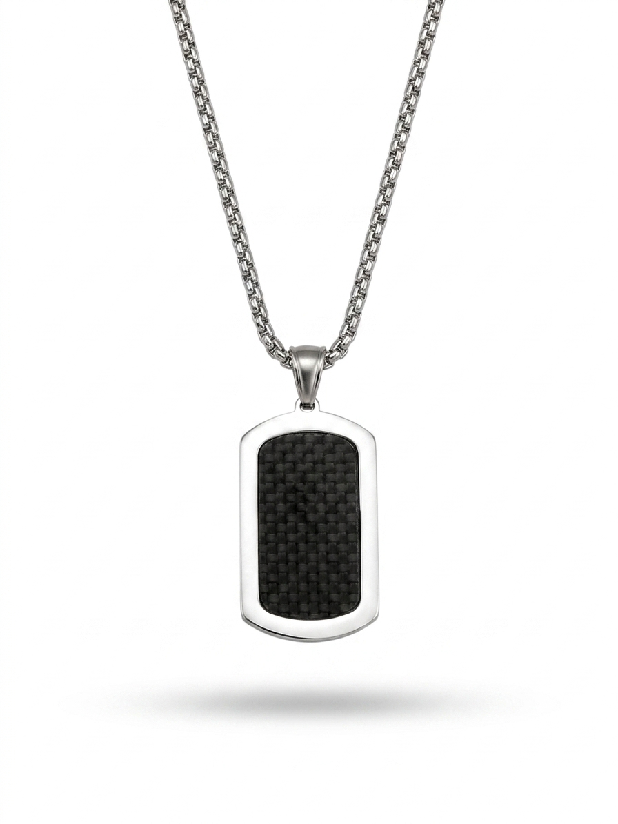 Onyx-Style Men's Necklace