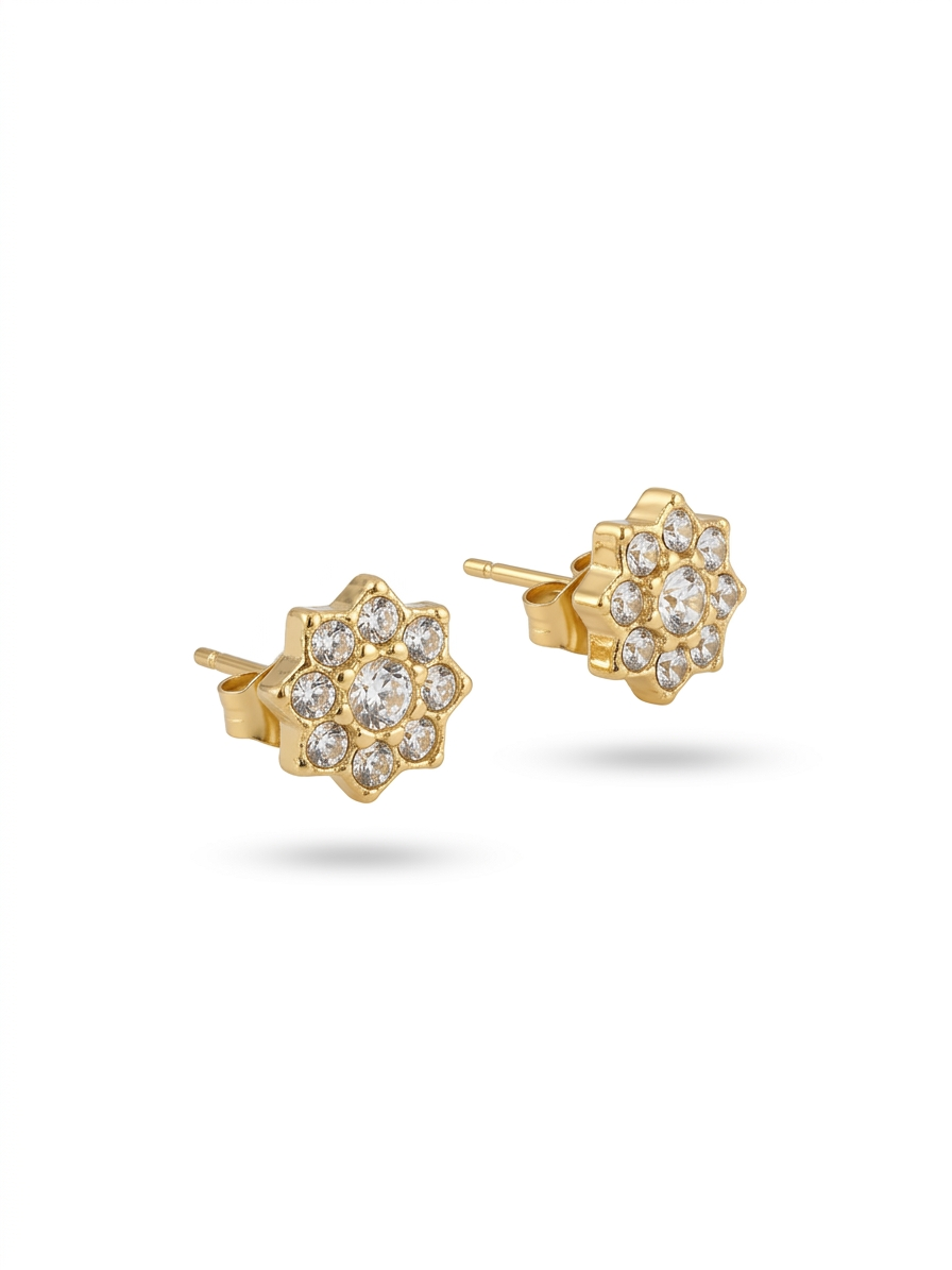 Bloom Studs - 18K Gold Plated