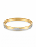 Horizon Dual-Tone Men's Bracelet - 18K Gold Plated