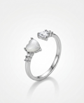 Dual-Band Intertwined Crystal Ring