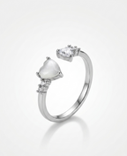 Dual-Band Intertwined Crystal Ring