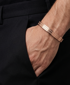 Spartan Rose Gold Men's Bracelet - 18K Gold Plated