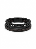 The Obsidian Rogue Multi-Layer Bracelet