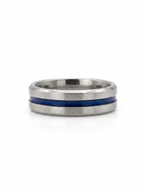 Men’s Groove Silver Band