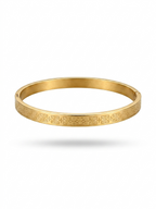 Aegis Mens Kada - 18K Gold Plated