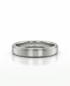 The Linear Silver Mens Ring