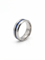 Men’s Groove Silver Band