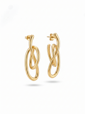 Aria Knots Earrings - 18K Gold Plated