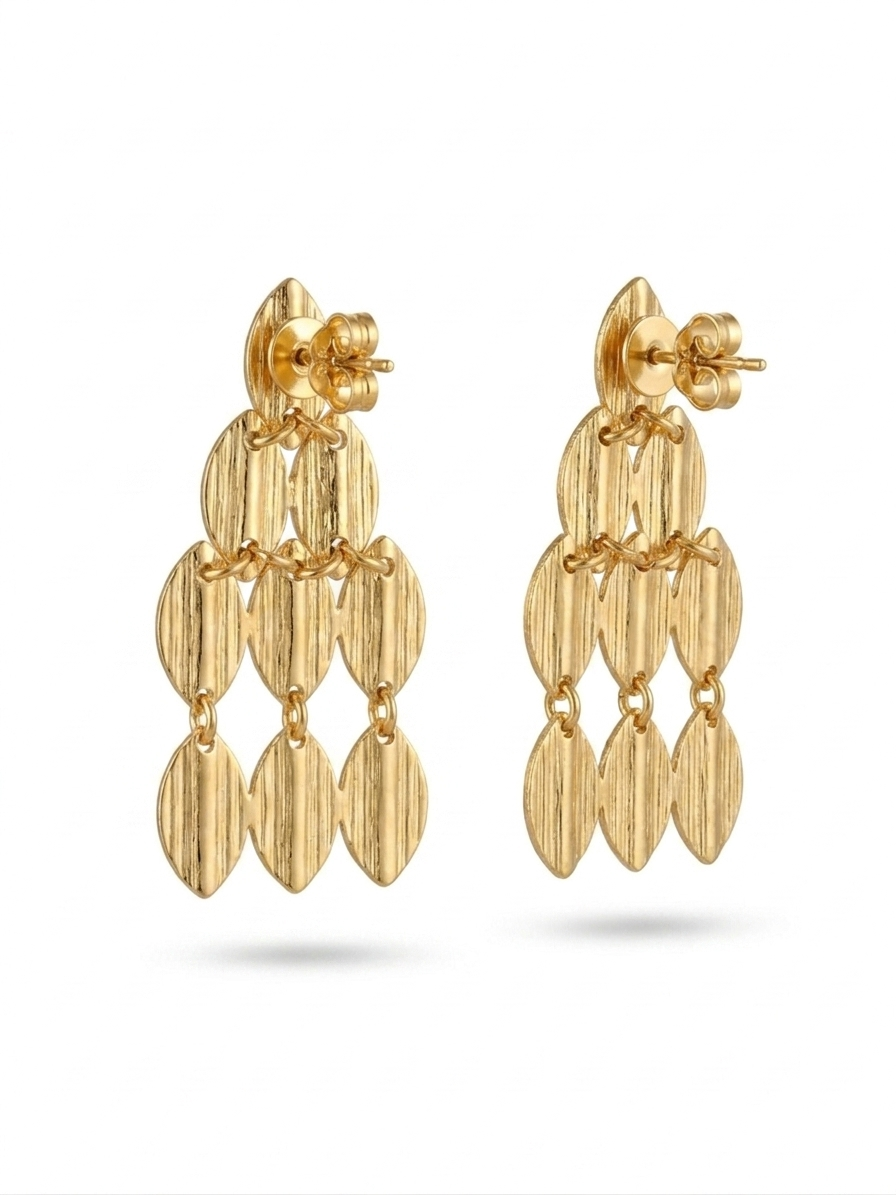 The Gilded Leaf Chandeliers - 18K Gold Plated