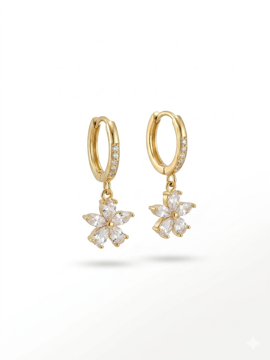 Petal Drops - 18K Gold Plated