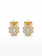 Bloom Studs - 18K Gold Plated