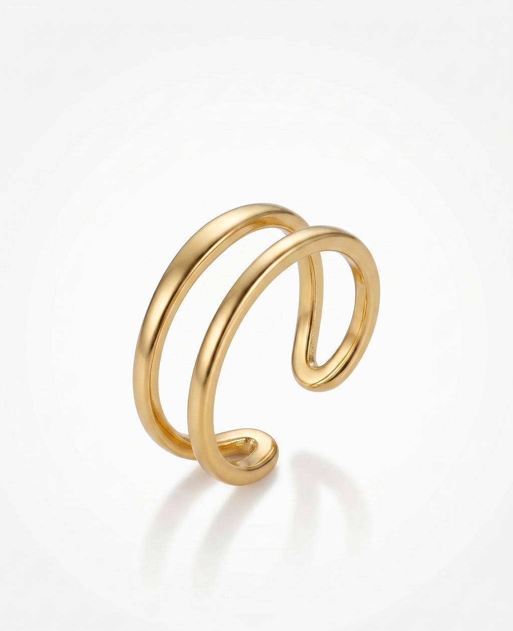The Minimalist Double Band Ring