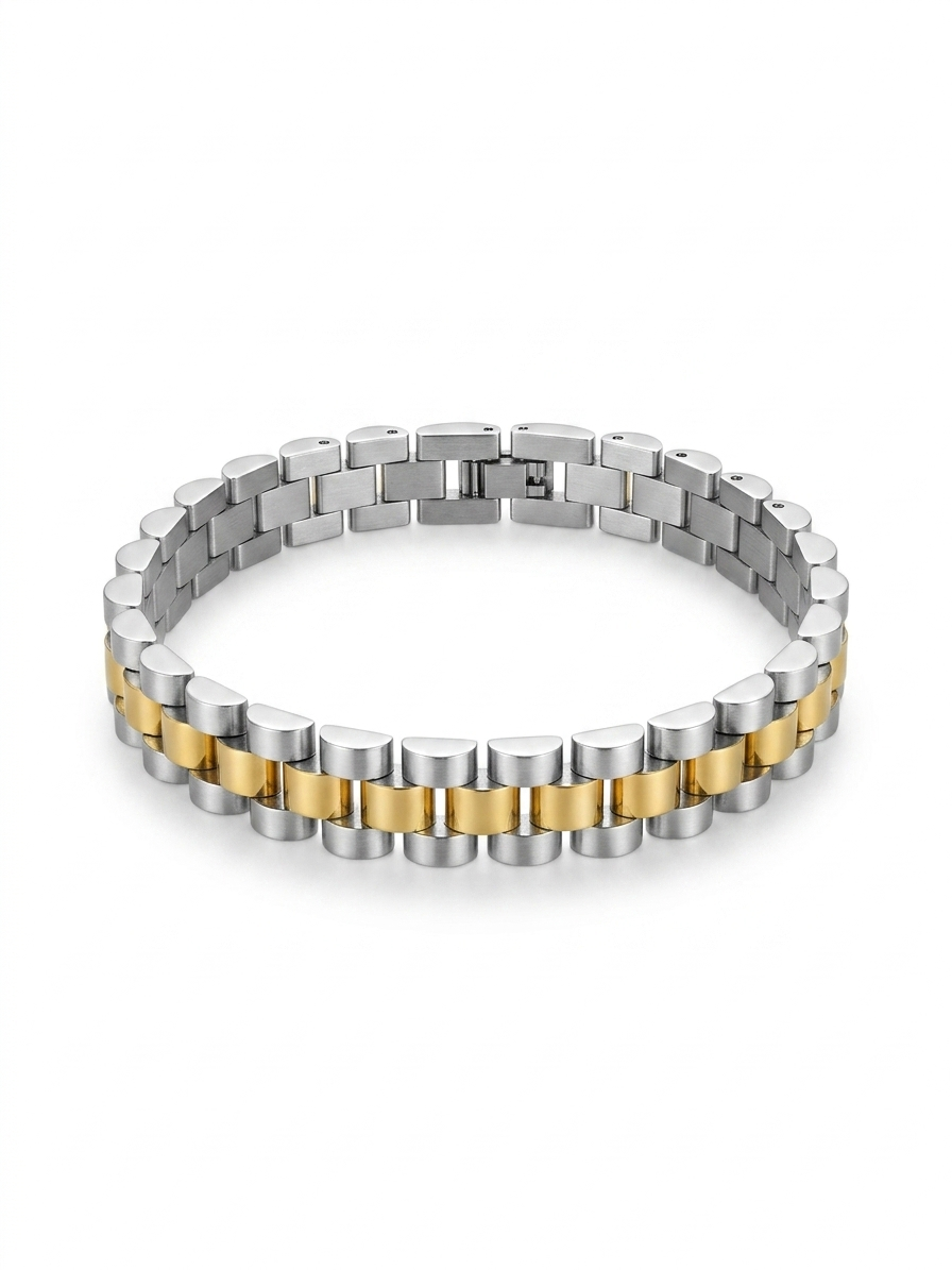 Two-tone link watch belts Bracelet