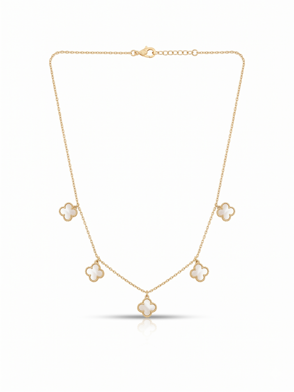 Elegant Clover Jewelry Set - 18K Gold Plated