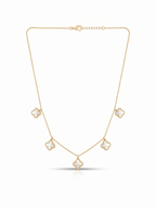 Elegant Clover Jewelry Set - 18K Gold Plated