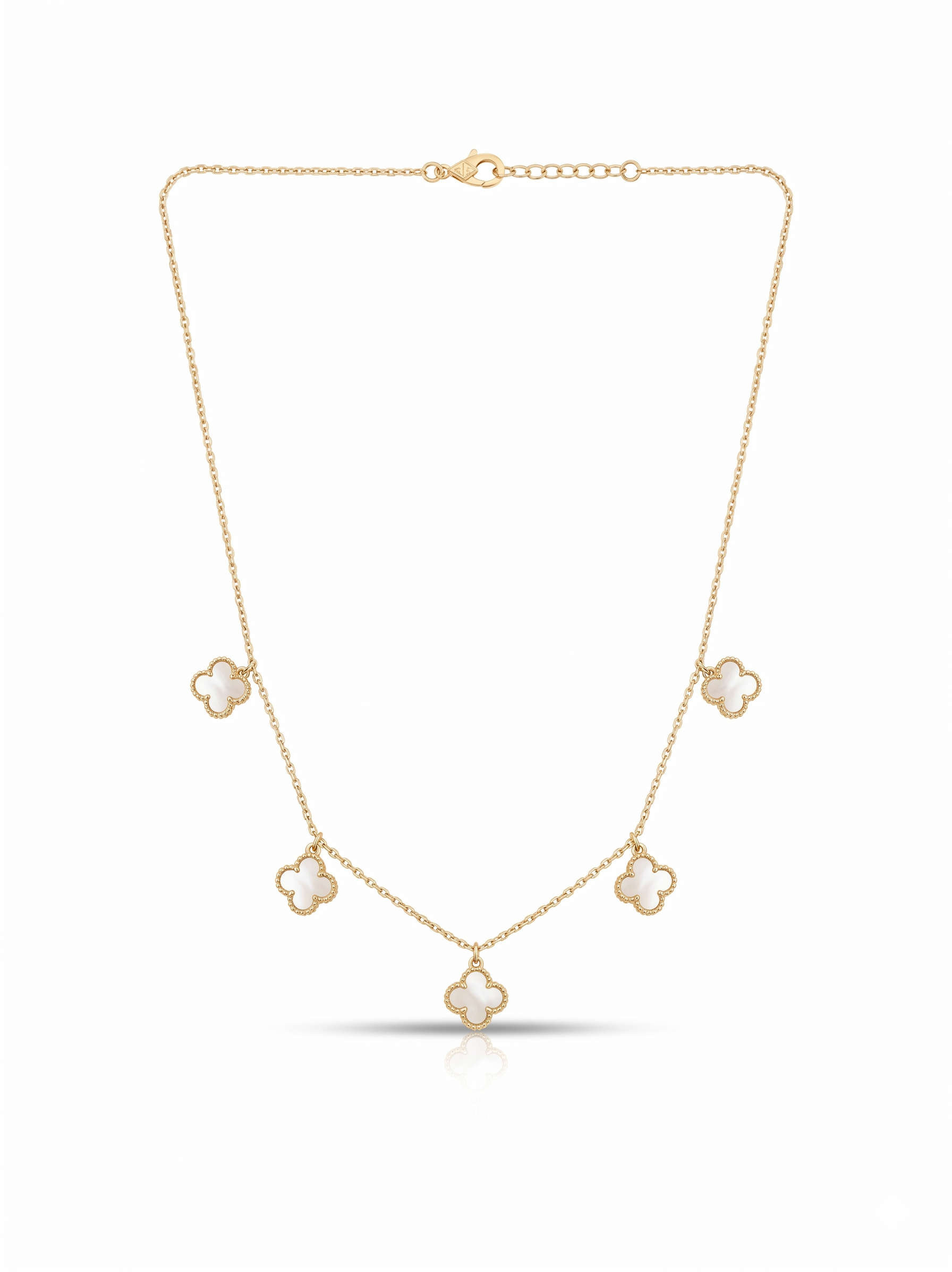 Elegant Clover Jewelry Set - 18K Gold Plated