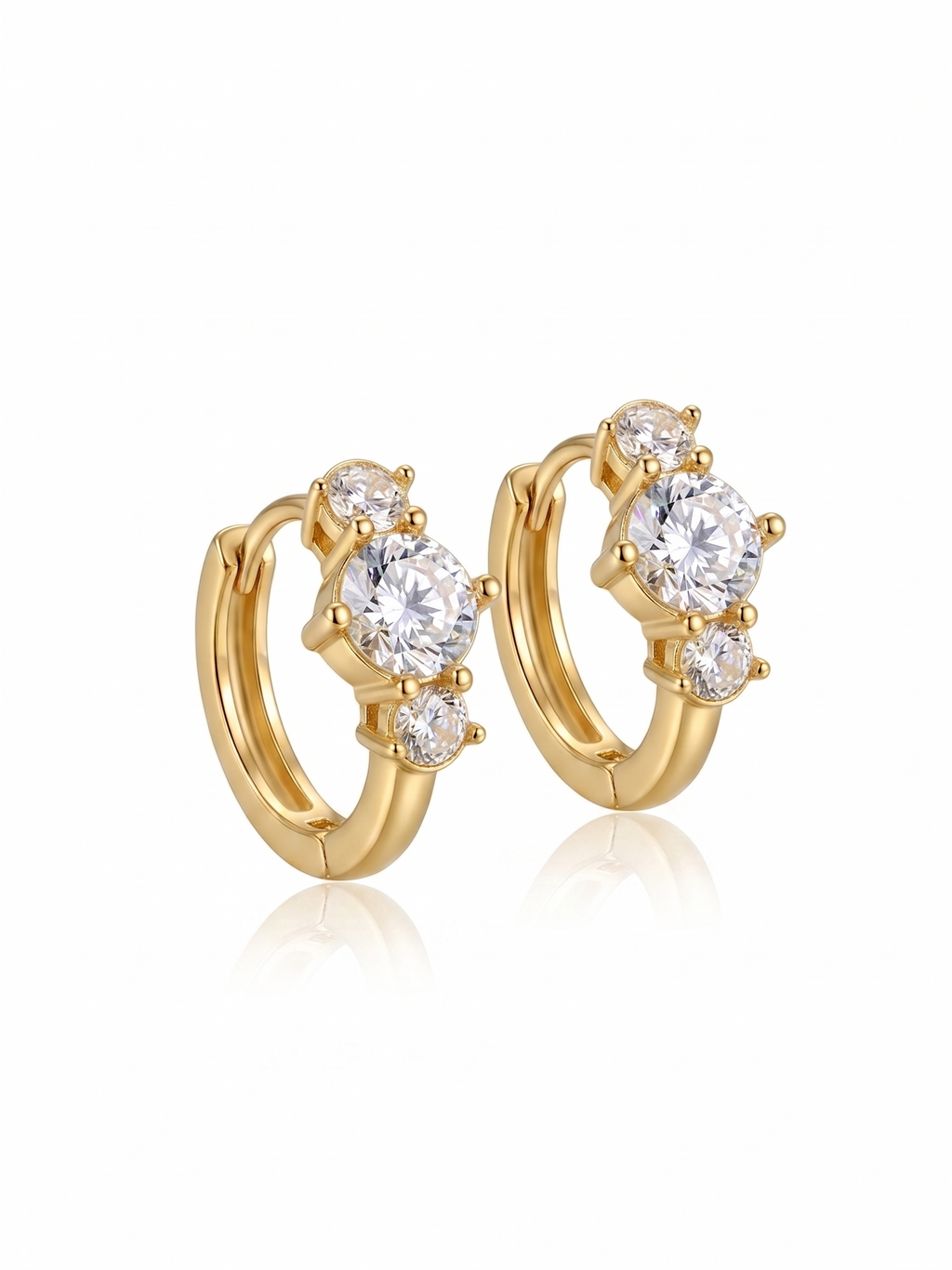 Celeste Huggies - 18K Gold Plated