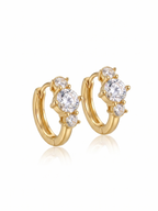 Celeste Huggies - 18K Gold Plated