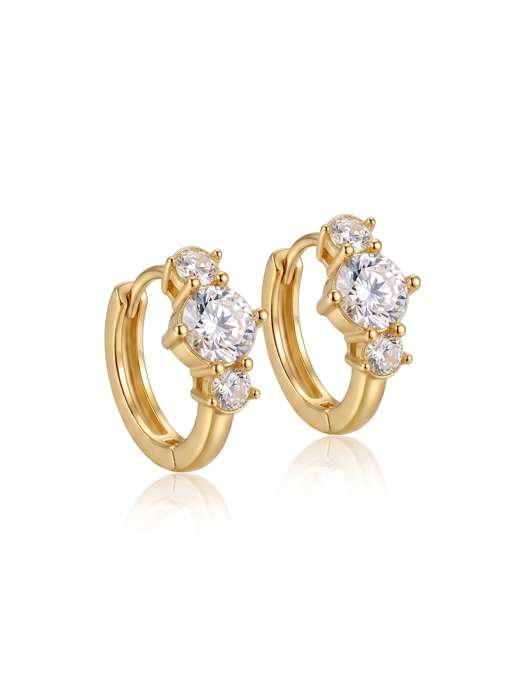 Celeste Huggies - 18K Gold Plated