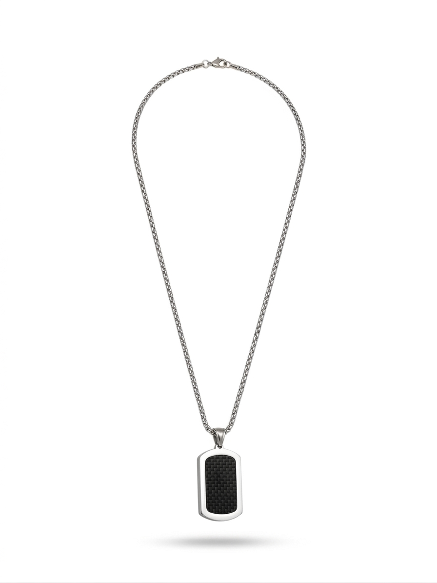 Onyx-Style Men's Necklace