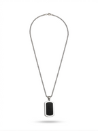 Onyx-Style Men's Necklace