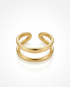 The Minimalist Double Band Ring