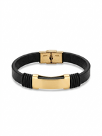 Leather Noir Fusion Bracelet