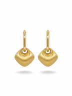 The Triple Layered Emerald Drops -18K Gold Plated