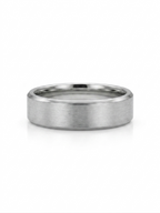 Men’s Beveled Edge Matte Band