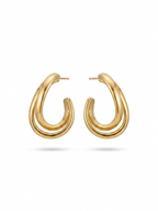 Serene Swirls - 18K Gold Plated
