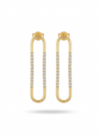 The Pear Pearled Studs -18K Gold Plated