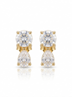 Dewdrop Duets - 18K Gold Plated