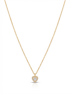 Eternal Heart Halo Gold Jewelry Set - 18K Gold Plated