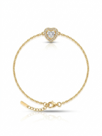 Eternal Heart Halo Gold Jewelry Set - 18K Gold Plated