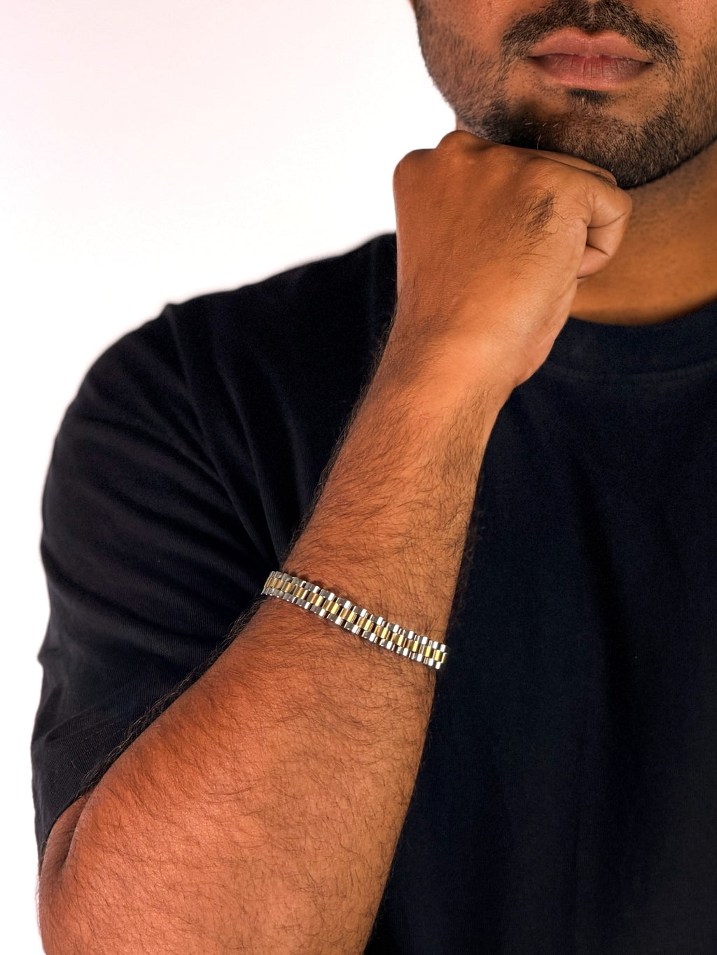 Two-tone link watch belts Bracelet