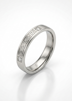 Anti Tarnish 18K Gold Plated The Silver Mens Ring for Mens