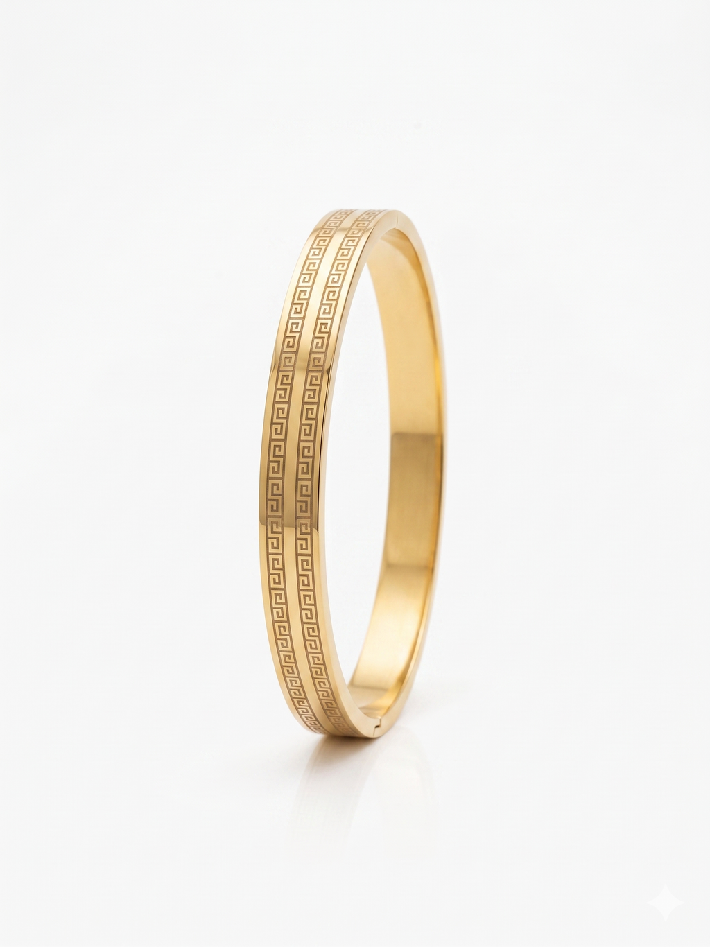 Anti Tarnish 18K Gold Plated Spartan Gold Men's Bracelet for Men.