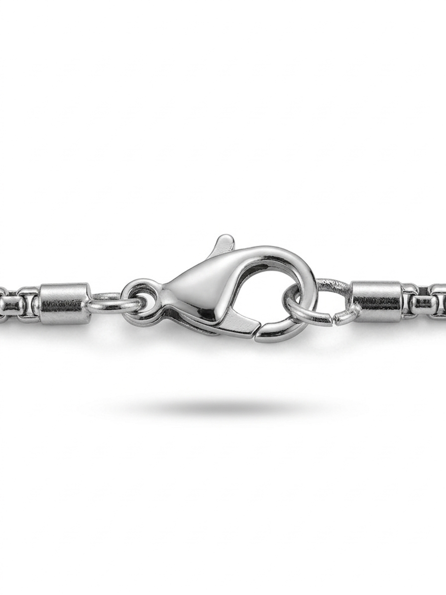 clasp of silver crystal-accented onyx bar pendant necklace