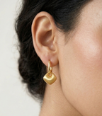 The Triple Layered Emerald Drops -18K Gold Plated