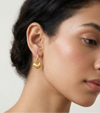 The Triple Layered Emerald Drops -18K Gold Plated